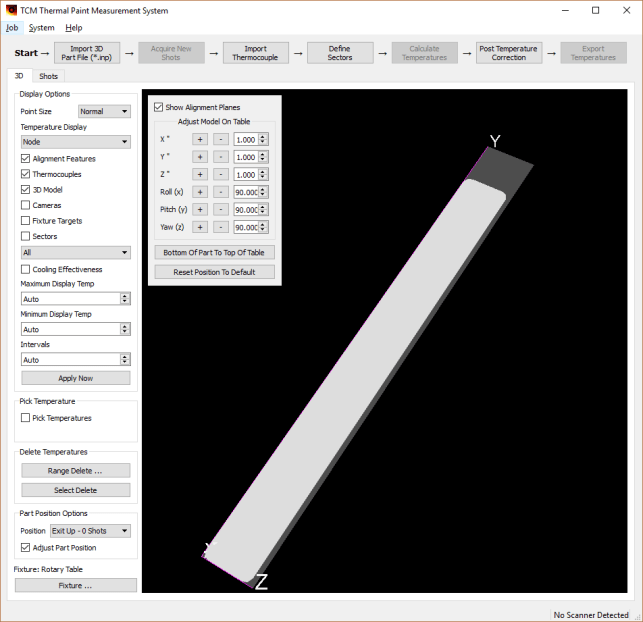 Thermal Paint Software Screenshot